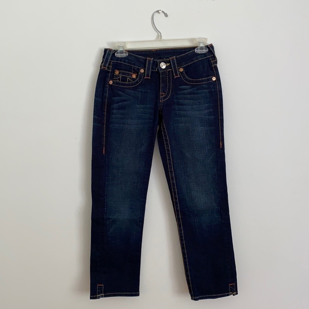 𝅺true Religion Kate Capri Jeans